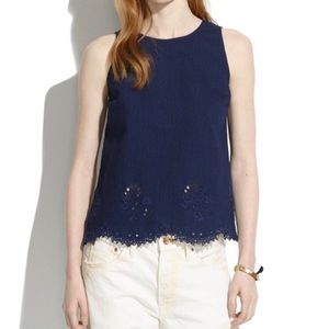 📌 Madewell | Iris Lace Denim Tank